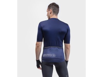 ALÉ PRAGMA COLOR BLOCK koszulka rowerowa, navy blue