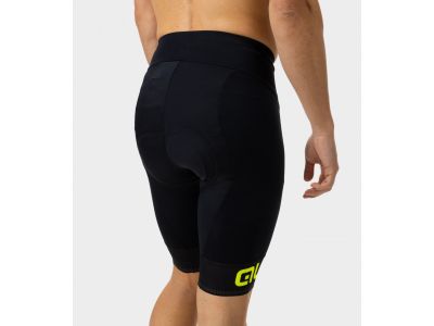 ALÉ Solid Corsa shorts, black/fluo yellow