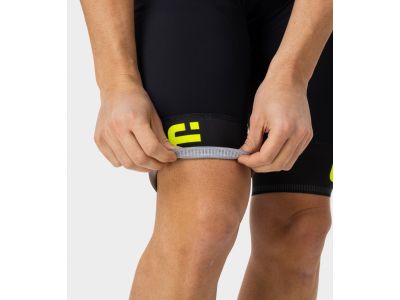 ALÉ Solid Corsa shorts, black/fluo yellow