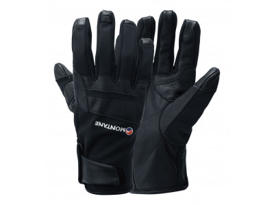 Montane CYCLONE GLOVE-BLACK prstové rukavice čierne
