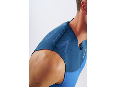 Montane DRAGON ZIP TANK-ELECTRIC men&#39;s t-shirt blue