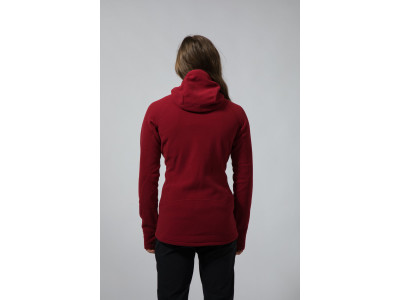 Montane FEM LYRA HOODIE women&#39;s sweatshirt red