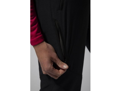 Spodnie damskie Montane TERRA RIDGE REG, zwykłe, czarne