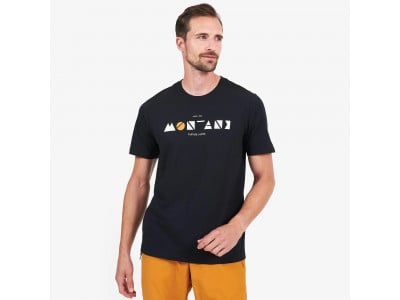 Montane GEOMETRY T-SHIRT-BLACK pánské tričko černé