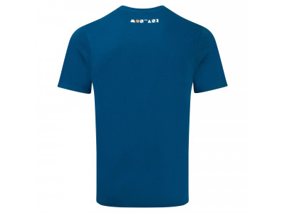 Montane GEOMETRY T-SHIRT-NARWHAL BLUE pánské triko modré