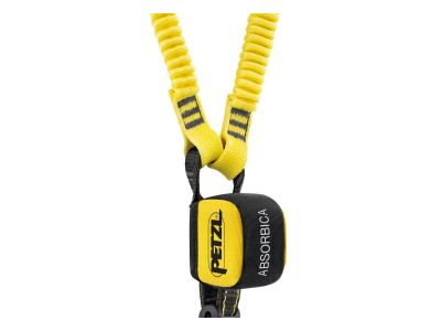 Anticadere Petzl ABSORBICA-Y, 150 cm, negru/galben