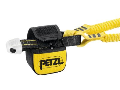 Anticadere Petzl ABSORBICA-Y, 150 cm, negru/galben