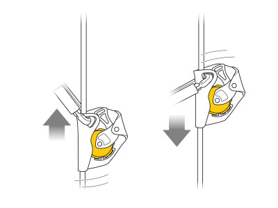 Petzl ASAP movable fall arrester without carabiner