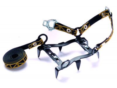 Petzl CRAB 6 stoupací železa, černá