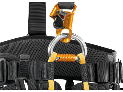 Petzl FALCON ASCENT seat harness, black/yellow