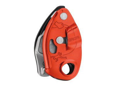 Petzl GRIGRI safety brake, red-orange