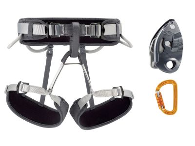 Petzl KIT CORAX GRIGRI Sm´D 1 set with Corax harness and Sm´D carabiner