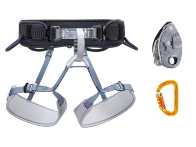 Petzl KIT CORAX GRIGRI Sm&amp;#39;D set with Corax harness and Sm&amp;#39;D carabiner