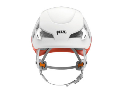 Petzl METEOR M/L climbing helmet, white/orange
