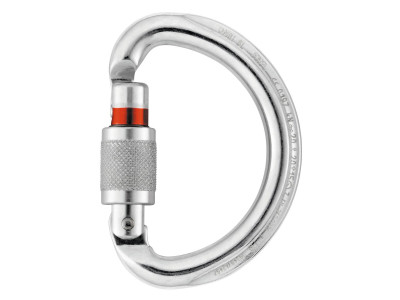 Petzl OMNI SCREW LOCK multi-directional carabiner with safety catch