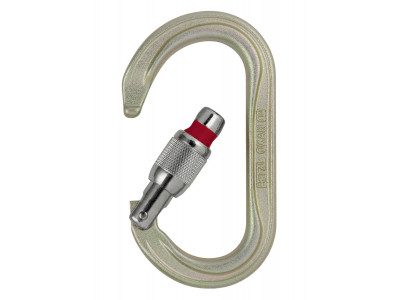 Petzl OXAN SCREW LOCK acél csavaros kanalasabiner