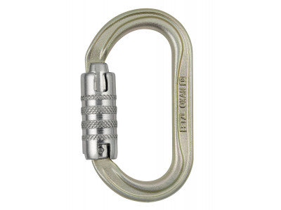 Carabinier din otel Petzl OXAN TRIACT LOCK cu blocare, international