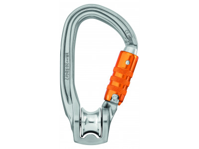 Petzl ROLLCLIP Z TRIACT LOCK pulley with carabiner with triact lock