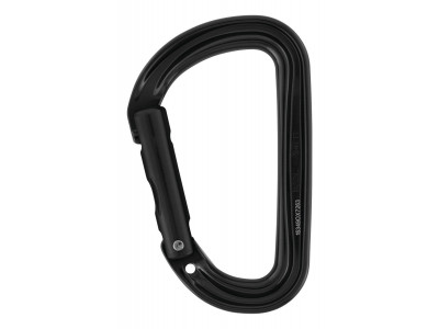 Petzl SMD WALL carabiner D without lock safety BLACK