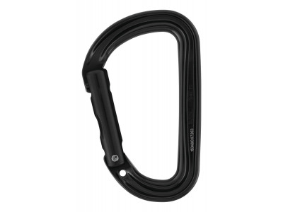 Carabină Petzl SMD WALL D fără siguranță de blocare, neagră