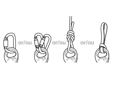 Petzl SPIN L1 pulley with swivel hinge