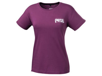 Petzl t-shirt EVE purple with Petzl logo size WITH