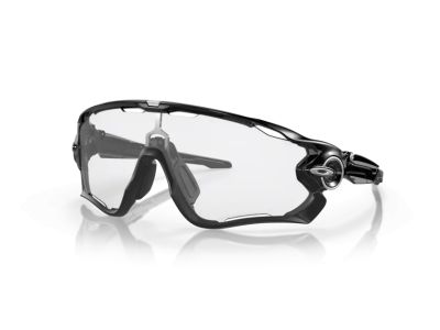 Oakley Jawbreaker sunglasses, polished black/clear to black iridium photochromic