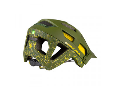 Endura SingleTrack Helm, Olivgrün