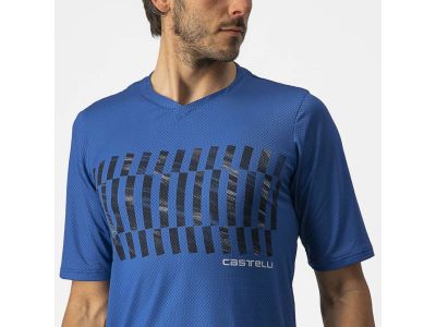 Castelli TRAIL TECH koszulka rowerowa, kobaltowa niebieska