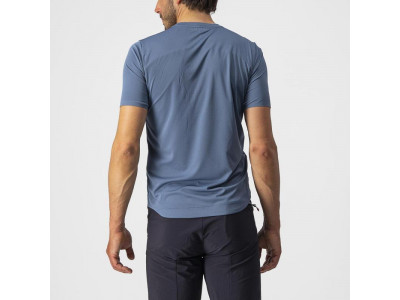 Castelli TECH 2 TEE tričko, ocelová modrá