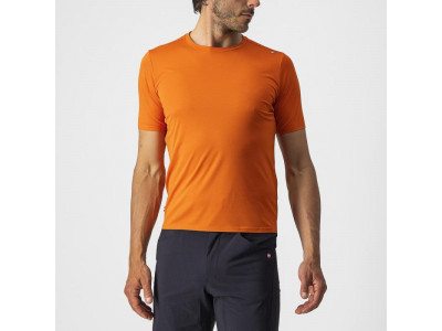 Castelli TECH 2 TEE tričko oranžová hrdza