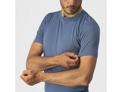 Castelli TECH 2 TEE tričko, ocelová modrá