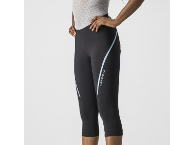 Spodnie damskie 3/4 Castelli VELOCISSIMA 3, czarne/st. niebieski 
