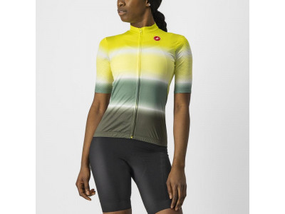 Castelli DOLCE women&amp;#39;s jersey, yellow/military green