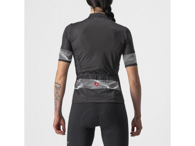 Damska koszulka rowerowa Castelli FENICE w kolorze czarna/białam