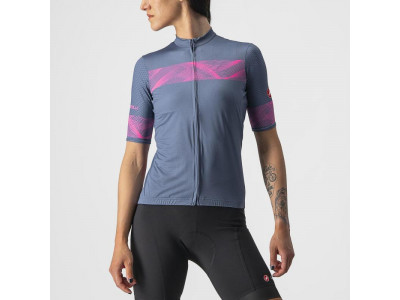 Castelli FENICE women's jersey, blue/pink