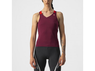 Castelli SOLARIS TOP women's jersey, burgundy/red