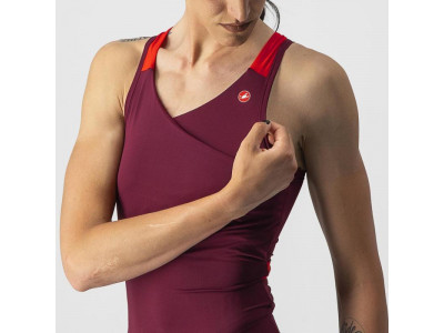 Castelli SOLARIS TOP women's jersey, burgundy/red