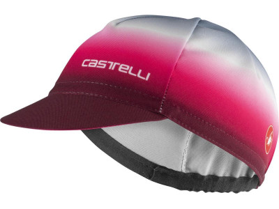 Castelli 22086 DOLCE cap, steel blue/burgundy