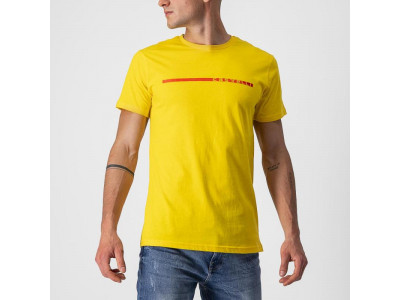 Castelli VENTAGLIO TEE t-shirt, yellow