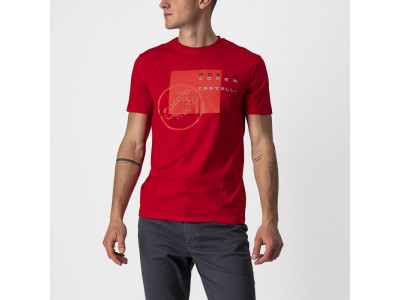 Castelli MAURIZIO TEE tričko, červená