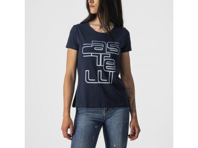 Castelli BELLAGIO TEE women&amp;#39;s T-shirt dark blue