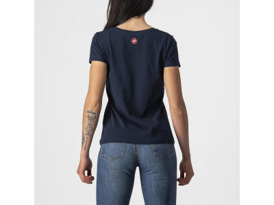 Castelli BELLAGIO TEE dámske tričko tmavá modrá 