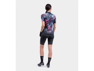 Damska koszulka rowerowa ALÉ PR-S GARDEN LADY czarna