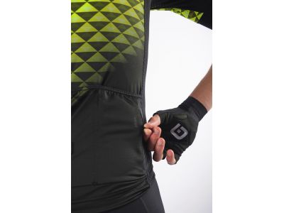 ALÉ PRS HEXA Trikot, Schwarz/Fluogelb