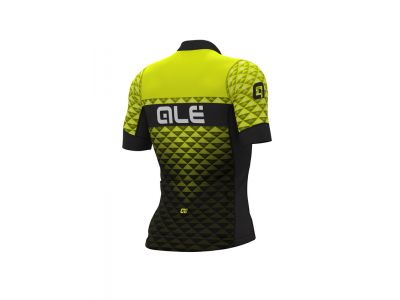 ALÉ PRS HEXA dres, black/fluo yellow