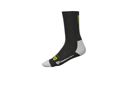 ALÉ THERMO PRIMALOFT ponožky, black/fluo yellow