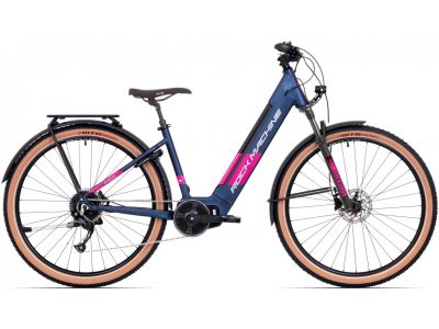 Rock Machine Storm INT e90-29 Lady Touring dámsky elektrobicykel, modrá/strieborná/ružová
