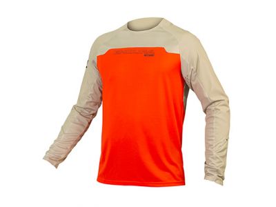 Endura MT500 Burner koszulka rowerowa, pomarańczowa/beżowa