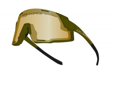 Force Grip brýle, army zlatá, zlaté řevo sklo